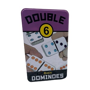 University Games Double 6 Basic Dominoes Board Game - 1 of 4
