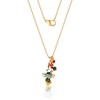 Disney Minnie Mouse Brass Flash Yellow Gold Plated & Red Crystal Pendant - 2 of 2