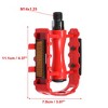 Unique Bargains Non Slip Pedals Platform Flat Bicycle Pedals 9/16'' for Road Bikes MTB Mountain Bikes Red 1 Pair - 3 of 4