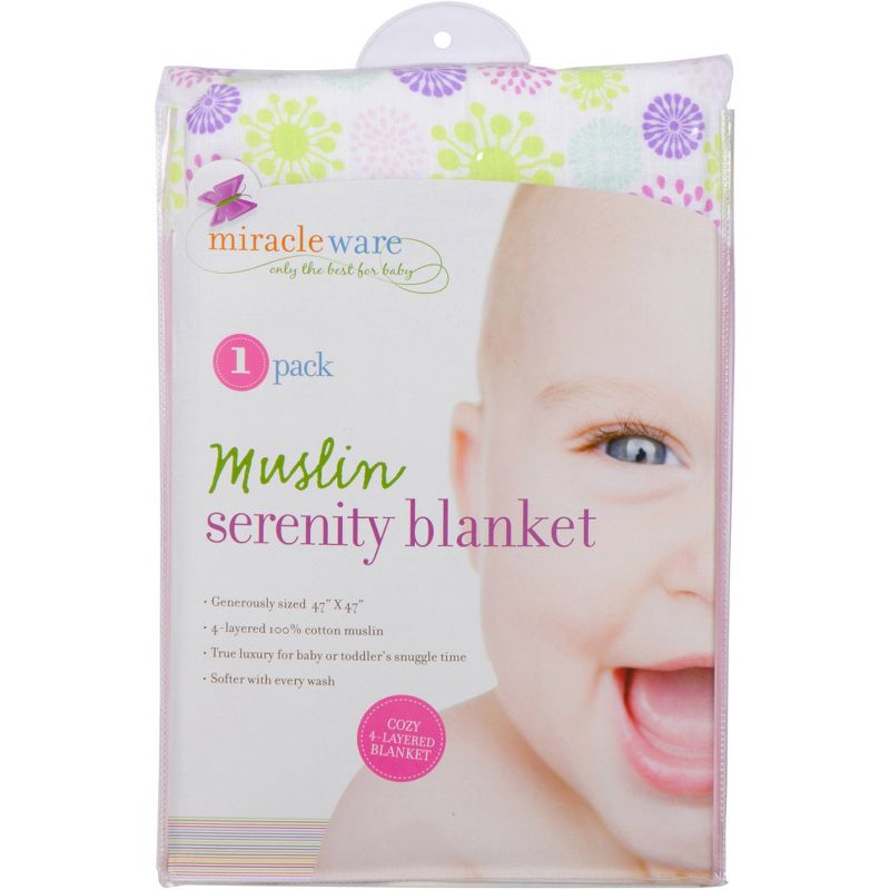 MiracleWare Muslin Baby Blanket, 3 of 5