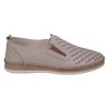 Cools 21 Amillie Perforated Memory Foam Leather Flats - 2 of 4