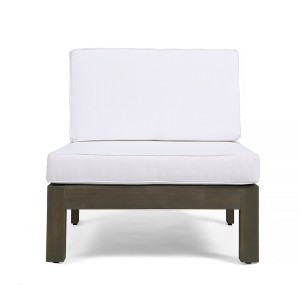 Maggift Outdoor Patio Seating Sets, Unique Design, Ideal for Conversations, Perfect for Gardens and Living Spaces, White, 28"*30.25"*26.5" - 1 of 4