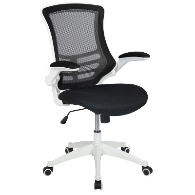 Emma And Oliver Mid-back Gray Fabric Pillow Top Ergonomic Task Office Chair  : Target