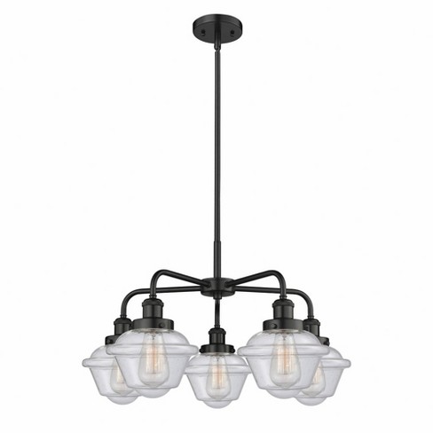 Innovations Lighting Oxford 5 - Light Chandelier in  Matte Black - image 1 of 1