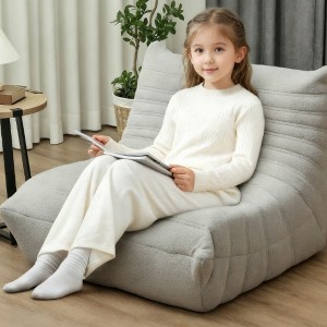 QingMoon Bean Bag Sofa, Lounge Reading Couch, Memory Foam Floor Chair, Comfy Reading Nook Chair for Bedroom, Living Room, Office - 1 of 4