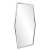 Howard Elliott 46.75"x27.75" Dekland Metal Framed Elongated Hexagon Wall Mirror - 4 of 4