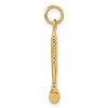Black Bow Jewelry 14k Yellow Gold 3D Gavel Pendant - 2 of 4