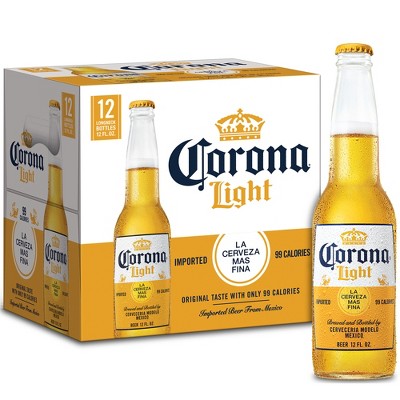 Corona Light Lager Beer - 12pk/12 Fl Oz Bottles : Target