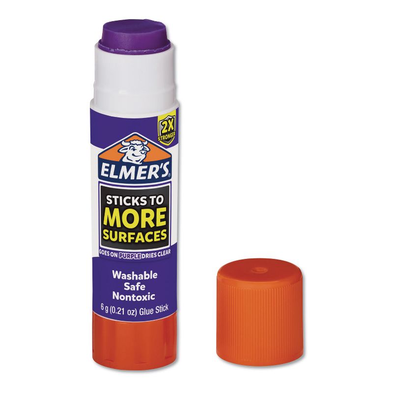 Elmer's Extra-Strength School Glue Sticks 0.21 oz Dries Clear 60/Pack 2027017, 3 of 5