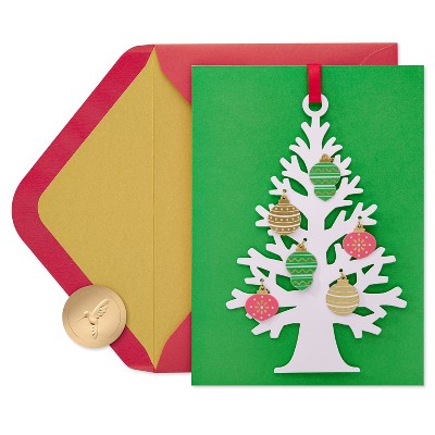 3D Christmas Tree Christmas Card - PAPYRUS