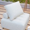 GlasFlength Outdoor Modular Sofa, Support Cushion and Back Cushion Cover-Removable, Beige, 33.07"*33.07"*14.8" - 4 of 4