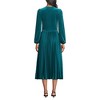 Lands' End Women's Velvet and Satin Duet Midi Dress - 2 of 4