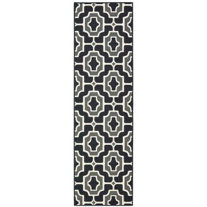 Oriental Weavers Marina 1491Z Black/ Grey Indoor/Outdoor Area Rug - 2'3" x 7'6" - 1 of 3