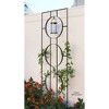 ACHLA Designs 79.75" Modern Samsara Wrought Iron Trellis - 2 of 4