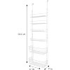Over-The-Door Metal Wire Pantry Organizer Rack - 3 of 4