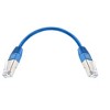 Monoprice Cat6A Ethernet Patch Cable - 0.5 feet - Blue | Zeroboot, RJ45, Stranded, 550Mhz, STP, Pure Bare Copper Wire, 10G, 26AWG - Entegrade Series - 4 of 4