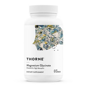 THORNE - Magnesium Glycinate - Support Restful Sleep, Muscle Relaxation, Heart Health, and Metabolism* - Chelated Magnesium Capsules - 90 Servings - 1 of 4