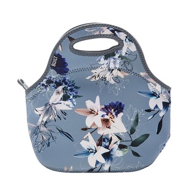 Built Gourmet Getaway Neoprene Lunch Bag - Pewter Lily