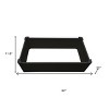 HomeRoots 44" X 22" Black Heavy Duty Plastic Rectangular Raised Garden Bed - 3 of 4