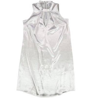 bar III Womens Metallic Sheath Dress