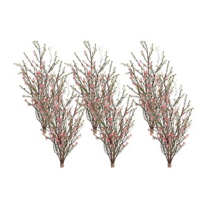 Artificial Leptospermum Stems Set of 6 26.25 Inch Height for Indoor Arrangements By Melrose - 1 of 3