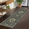 Vintage Medallion Oriental Area Rug Retro Floral Design for Living Room Bedroom - 2 of 4