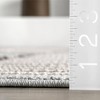 Nuloom Maira Abstract Textured Striped Indoor Area Rug Color Light Gray Size 5' x 8' - 3 of 4