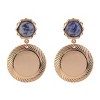 RACHEL Rachel Roy Gold Tone Disc Drop Earrings - 2 of 4