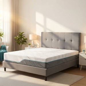 Dyonery Memory Foam Mattress, Dual-Sided Gel Bed in a Box, Fiberglass-Free Medium & Firm Support for Pressure Relief - 1 of 4