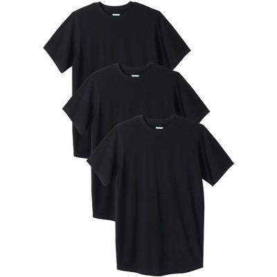 KingSize Men's Big & Tall 3-Pack Cotton Crewneck Undershirt