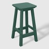 WestinTrends Malibu 24" All Weather Hdpe Outdoor Patio Square Backless Counter Stool - 4 of 4