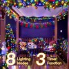 Ollny 600 LED Multicolor IP67 Waterproof Christmas Lights (Clear Wire, Plug in, 8 Modes) - 3 of 4
