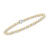 Pure Collection by Ross-Simons Italian Sterling Silver and 18kt Gold Vermeil Jewelry Set: 3 3-5mm Bead Stretch Bracelets - 3 of 4