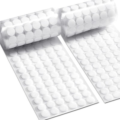 Self-Adhesive Dots,Velcro Dots Self Adhesive,500 Pairs 0.59inch Round Sticky Back Fasteners for Crafts, DIY, School & Home