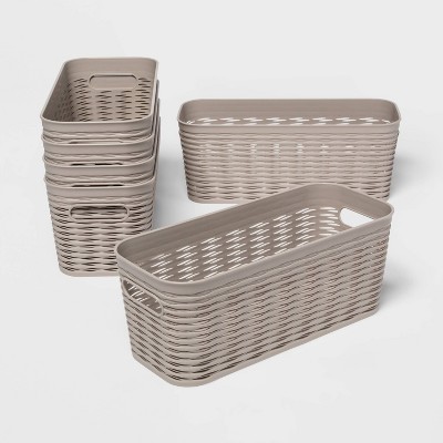 Set of 6 1/2 Medium Storage Baskets - Room Essentials™