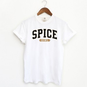 Simply Sage Market Women's Spice Girl Varsity Short Sleeve Garment Dyed Tee - 1 of 2