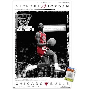 Trends International Michael Jordan - Dunk Unframed Wall Poster Prints - 1 of 4