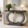 MAYEERTY 39" Console Table, Modern Mirrored Sofa Table Hallway Table - 2 of 4