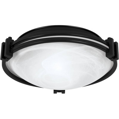 Possini Euro Design Possini Euro Deco 12 3/4" Wide Black Ceiling Light