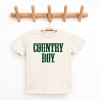Country Boy Puff Print - Youth Short Sleeve Graphic T-Shirt and Toddler Short Sleeve Graphic T-Shirt - 2 of 4