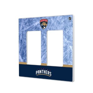 NHL Eastern Conference Teams Ice Wordmark Hidden-Screw Light Switch Plate for Double Rocker - 1 of 4
