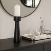 Decorative Resin Pillar Candle Holder - Perfect Candlestick Holders for Stylish Living Room Décor - Centerpieces for Tables - 2 of 4