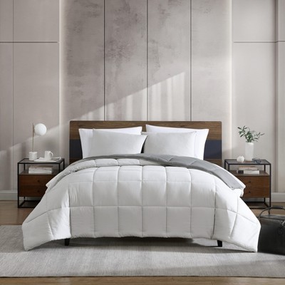 Kenneth Cole Solution Solid Grey  Comforter Set