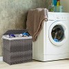 BestMassage Laundry Basket 90/110L Foldable Rattan Laundry Hampers with Lid and Laundry Bags - 2 of 4