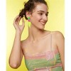 Retro Wave Clip-On Earring Set - 3 Pairs of Neon Asymmetric Dangles for 80s & 90s Theme Parties - 4 of 4
