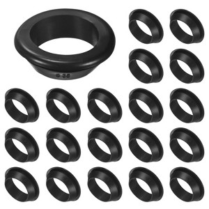 Unique Bargains Rubber Corrosion-Resistant Snap-in Locking Hole Plugs Black - 1 of 4