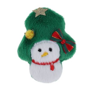 Unique Bargains Christmas Brooches Santa Claus Plush Red White 1 Pcs - 1 of 4