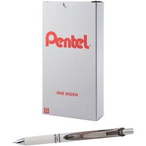 Pentel EnerGel Pearl Gel Pens Black Ink Dozen BLN77PW-A - 1 of 4