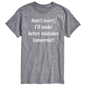 Men's - Instant Message - Better Mistakes Tomorrow Short Sleeve Graphic T-Shirt - 1 of 4