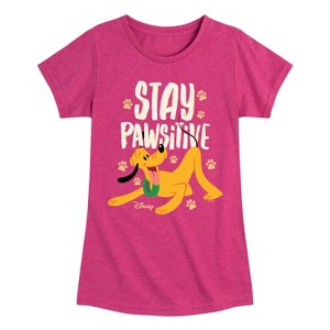 Girls' - Disney - Cats & Dogs Fitted Short Sleeve Graphic T-Shirt - 1 of 4